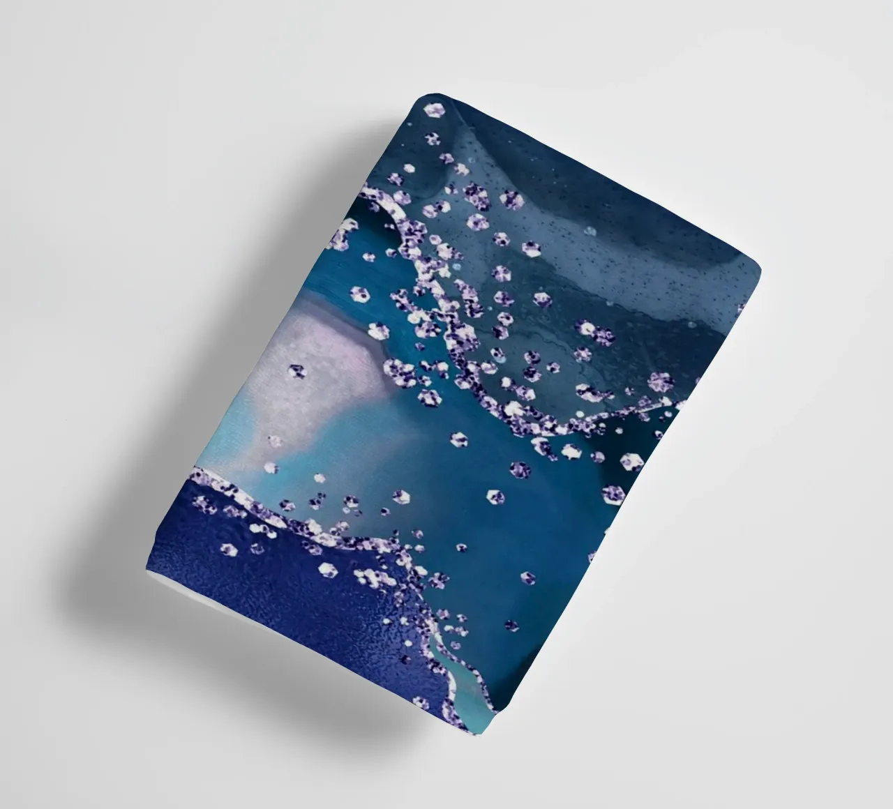 Texture Agata glitterata oceano 04 asciugamano da bagno da Gemstone Textures