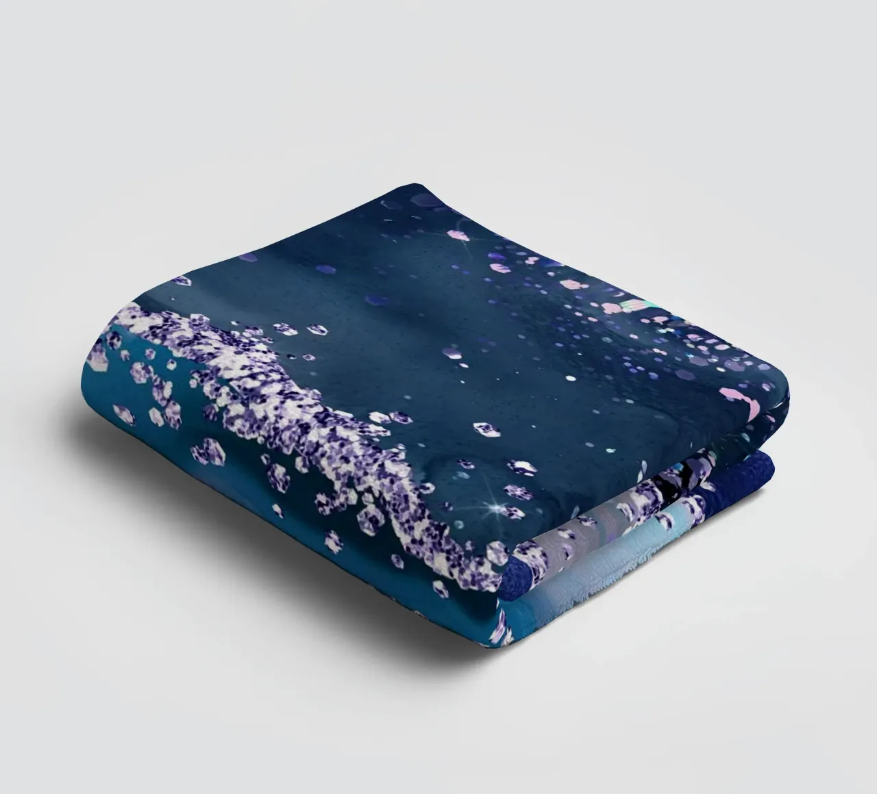 Texture Agata glitterata oceano 04 asciugamano da bagno da Gemstone Textures