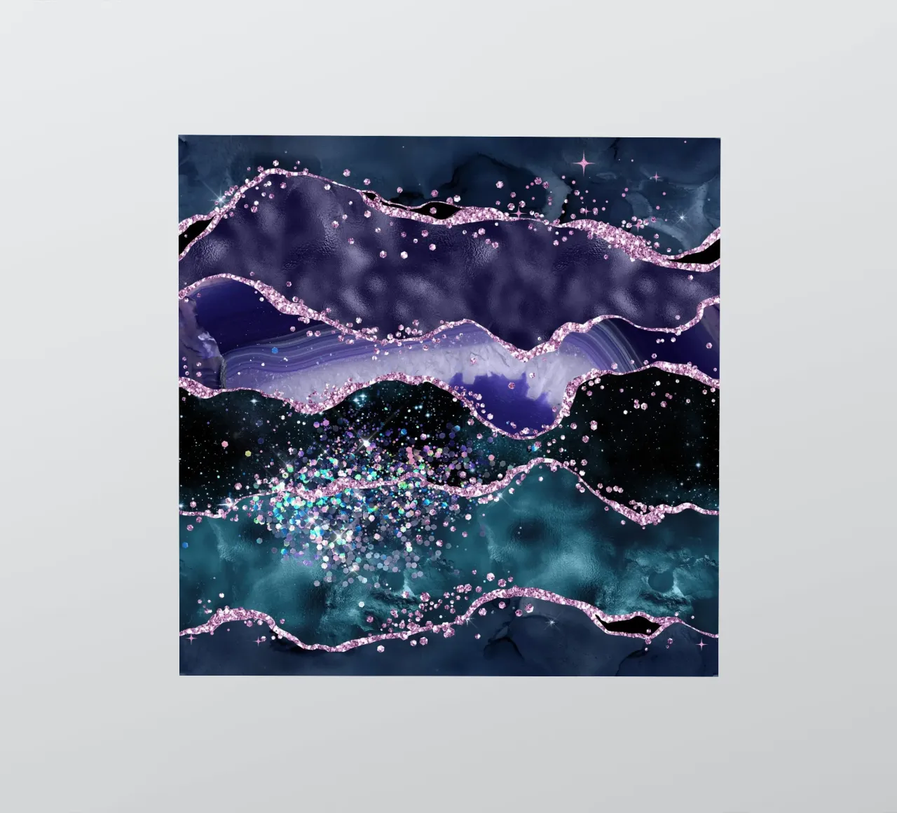 Ocean Glitter Agate Texture 05 sticker by Gemstone Textures