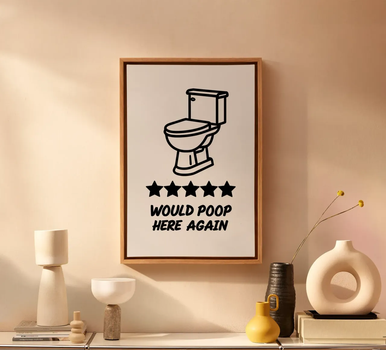 toilette a cinque stelle tela con Cornice a cassetta da 🥝 KIWI STORE