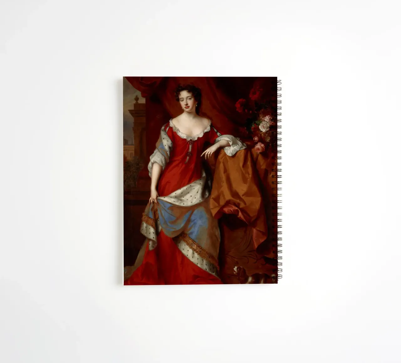 Willem Wissing and Jan van der Vaardt - Queen Anne notitieboek met spiraal van William Store