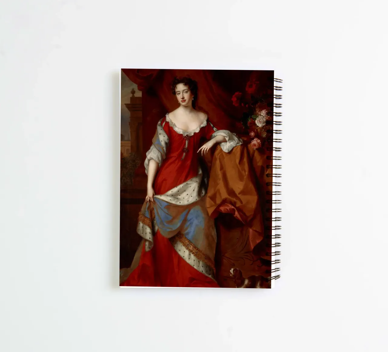 Willem Wissing and Jan van der Vaardt - Queen Anne notitieboek met spiraal van William Store