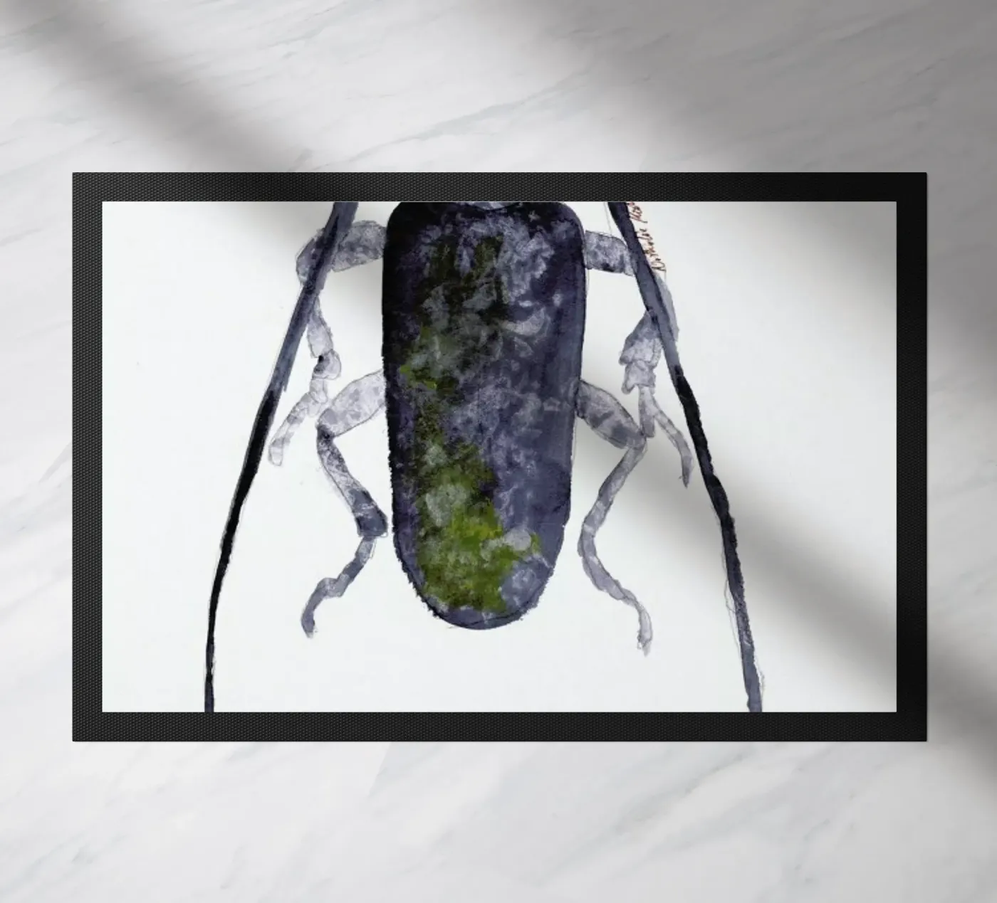 Jack The Beetle Fußmatte von Nathys_illustration