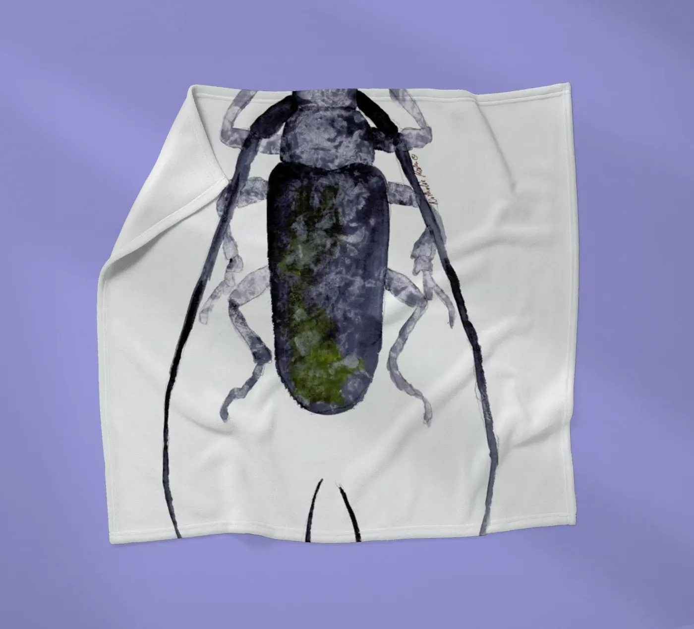 Jack The Beetle fleecedeken van Nathys_illustration