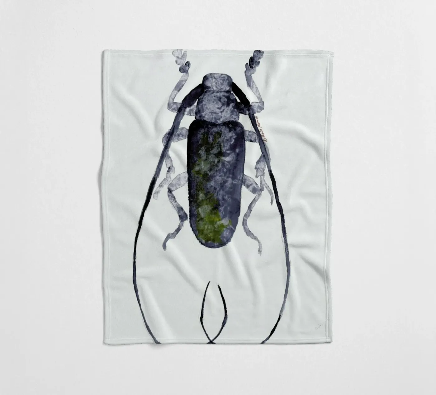 Jack The Beetle fleecedeken van Nathys_illustration