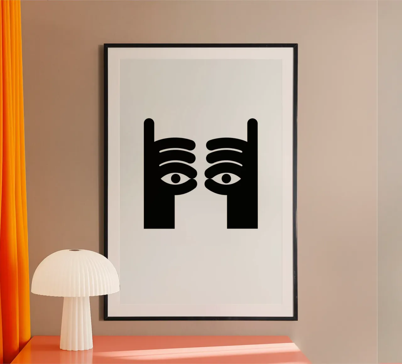 Look poster con telaio in alluminio da typealive