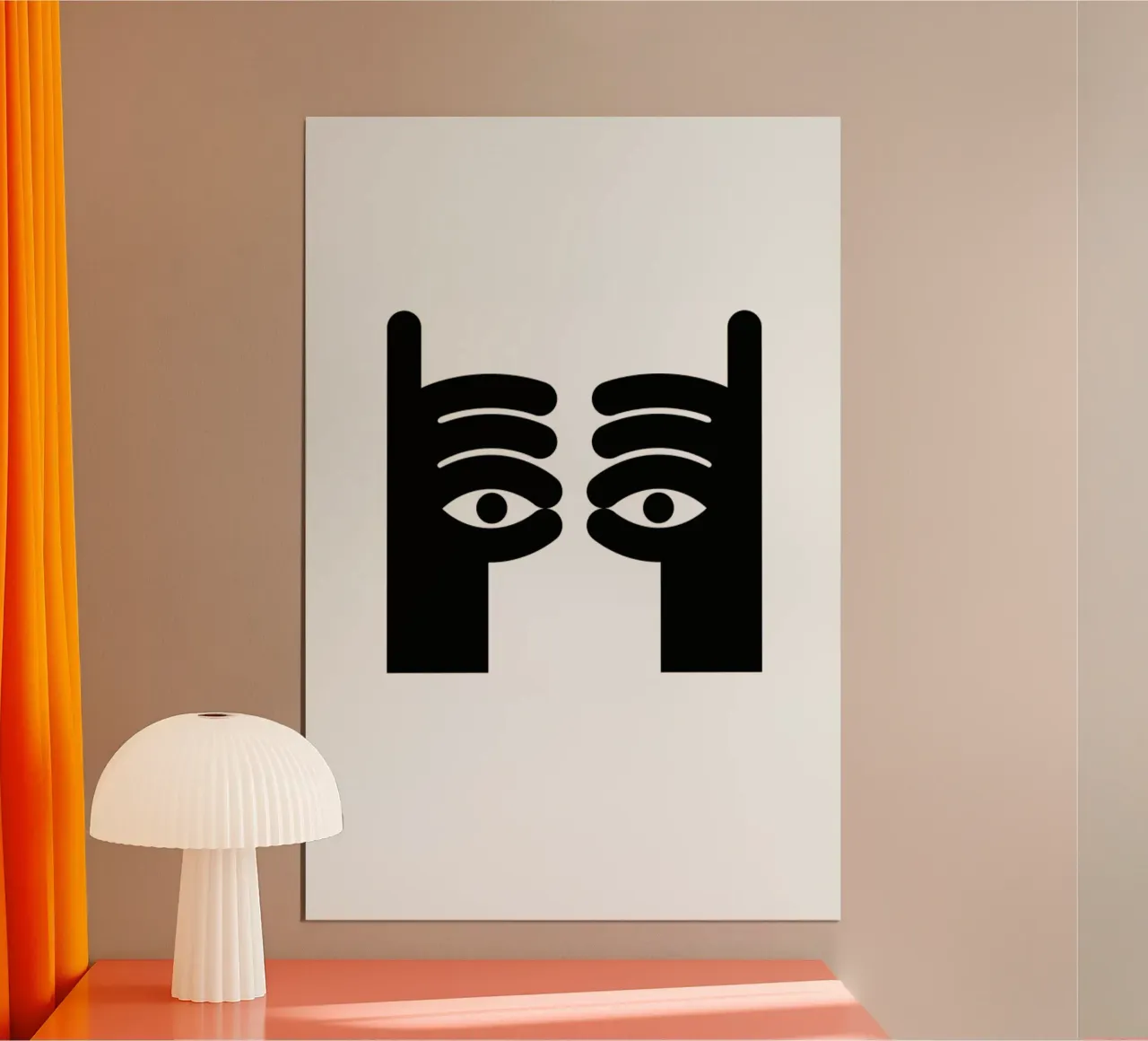 Look poster con telaio in alluminio da typealive