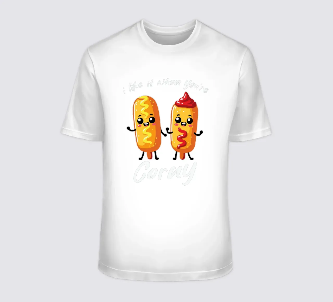 I like it when you're corny t-shirt da edsonramosart