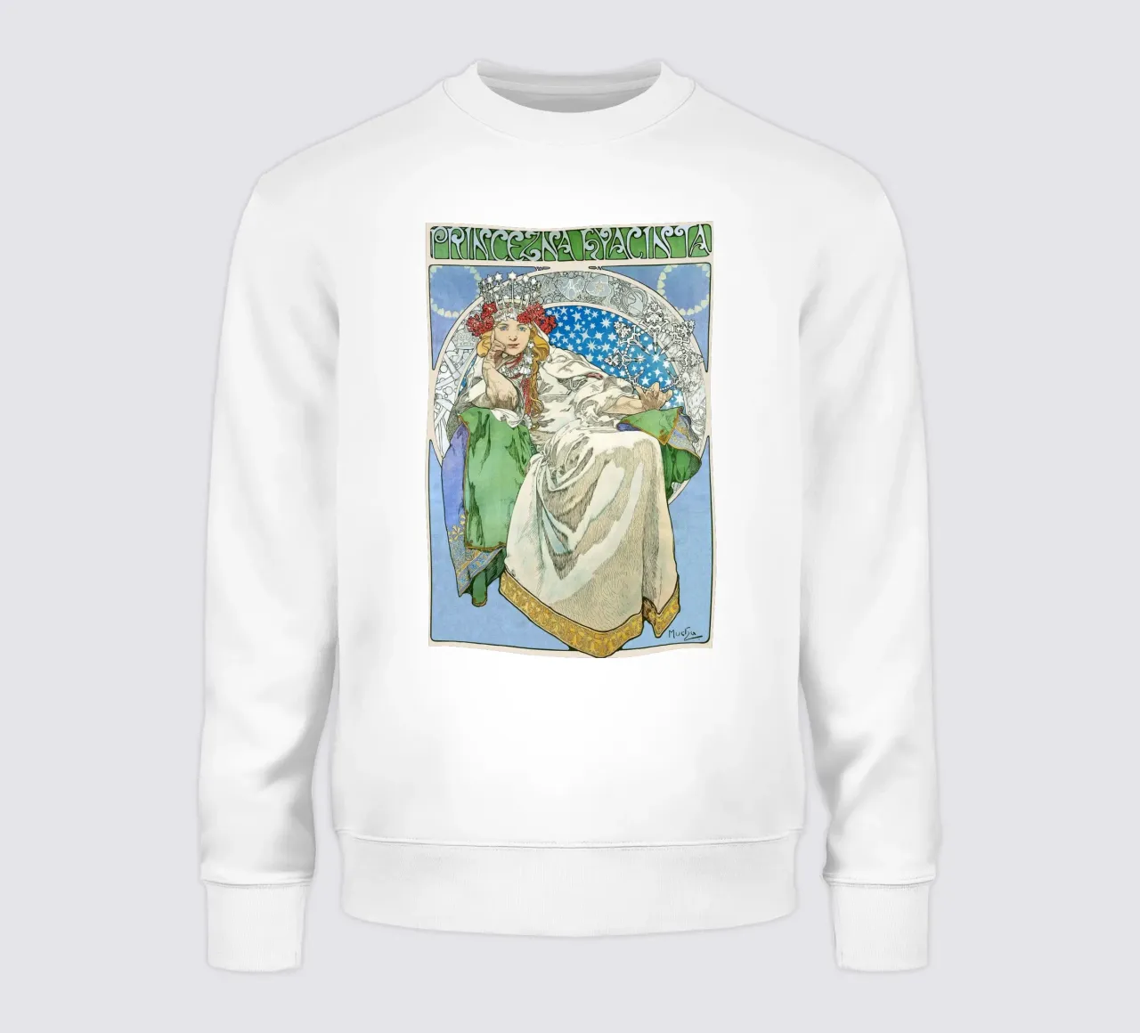 Alphonse Mucha - Principessa Giacinto felpa da Timeless Artworks