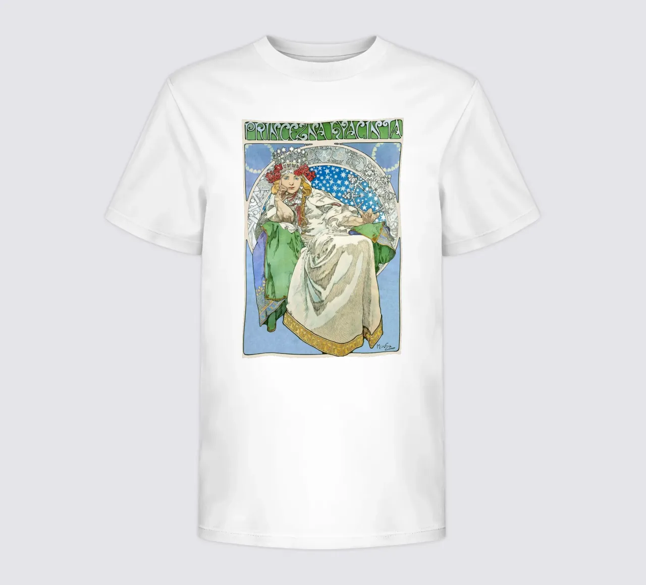 Alphonse Mucha - Princesa Jacinto camiseta para niños de Timeless Artworks