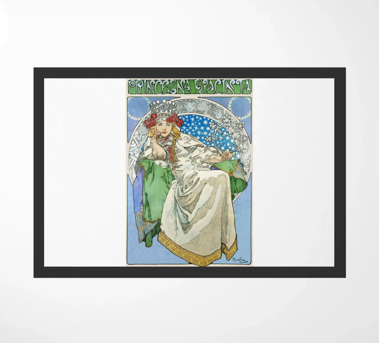 Alphonse Mucha - Principessa Giacinto zerbino da Timeless Artworks