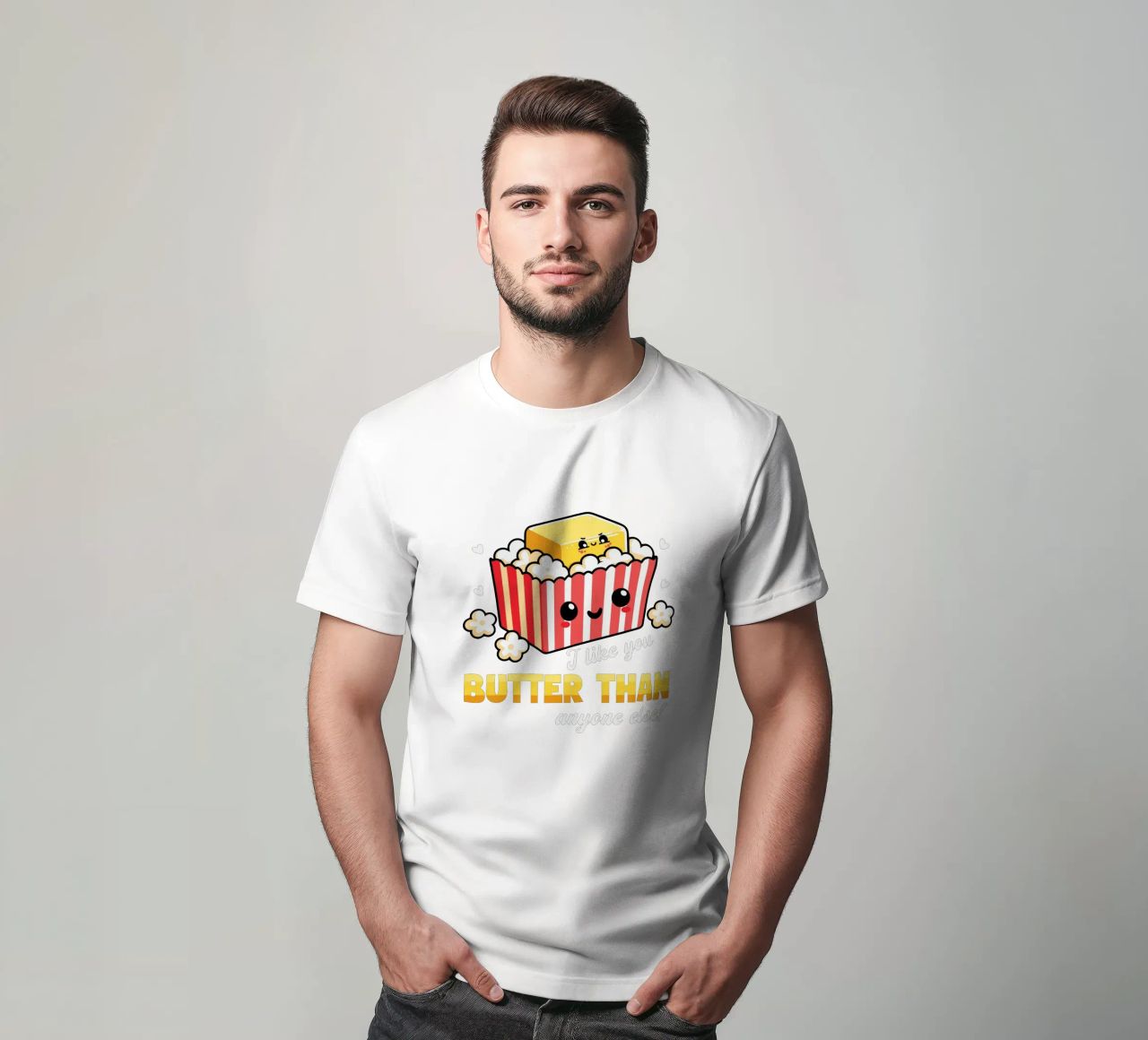 I like you butter than anyone else! t-shirt da edsonramosart