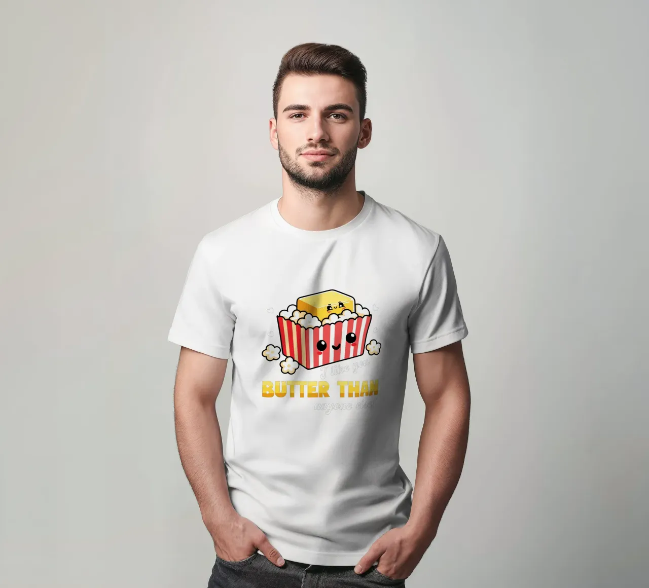 I like you butter than anyone else! t-shirt da edsonramosart