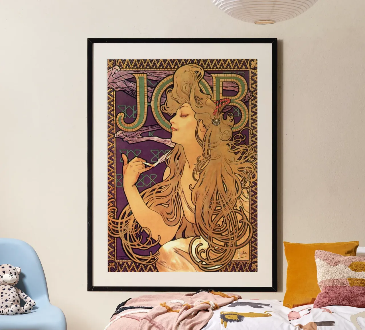 Alphonse Mucha - Sigarette di lavoro carta hahnemühle da Timeless Artworks