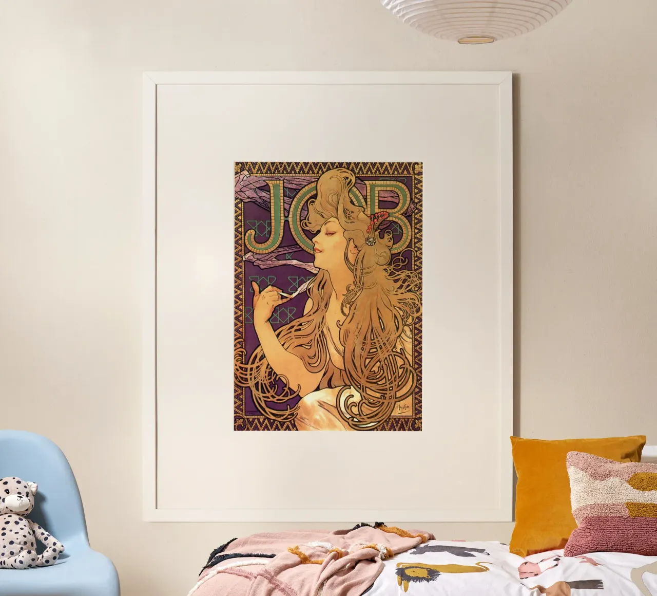 Alphonse Mucha - Sigarette di lavoro carta hahnemühle da Timeless Artworks