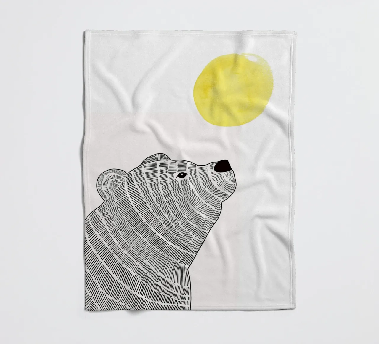 Bär mit Sonne coperta in pile da BAINAI KIDS