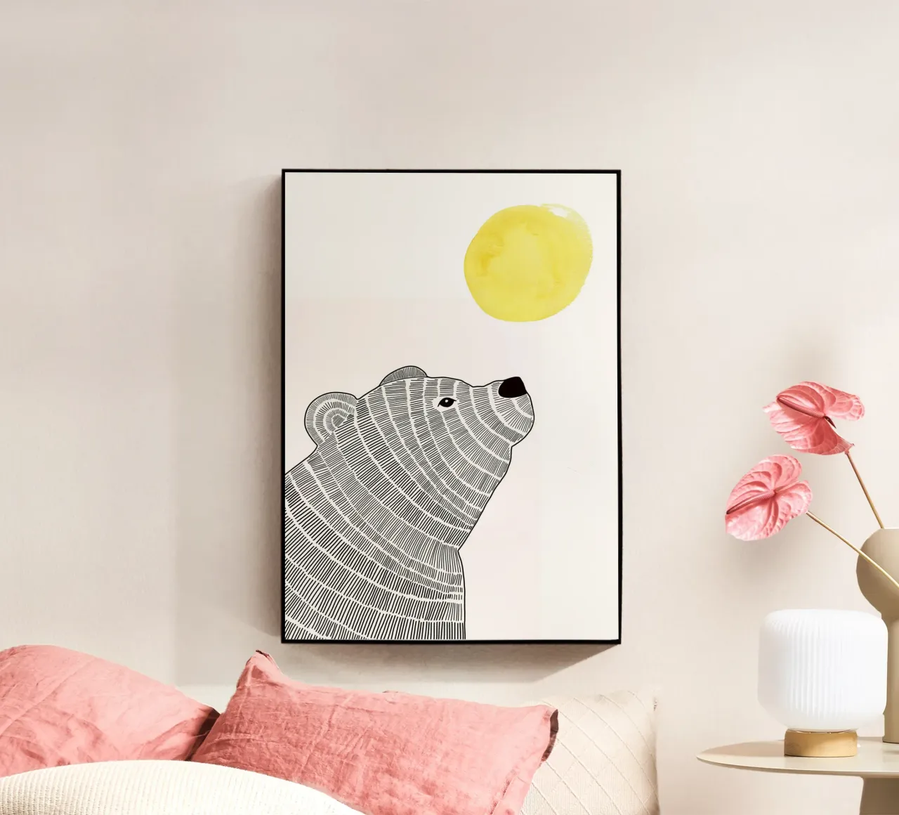 Bär mit Sonne plexiglass da BAINAI KIDS