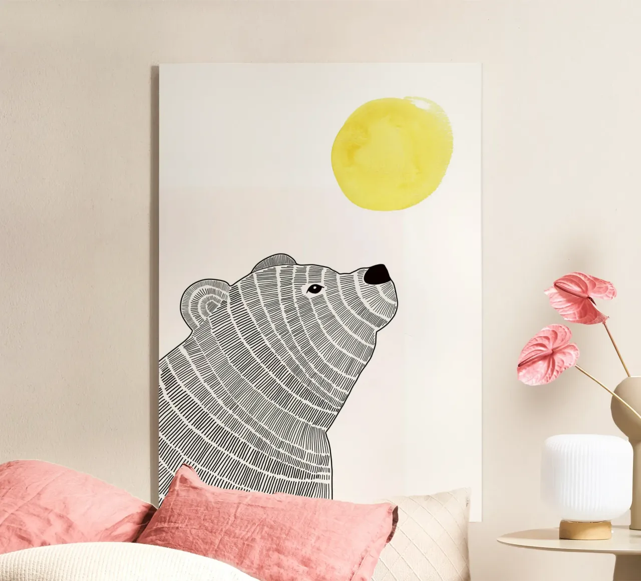 Bär mit Sonne plexiglass da BAINAI KIDS