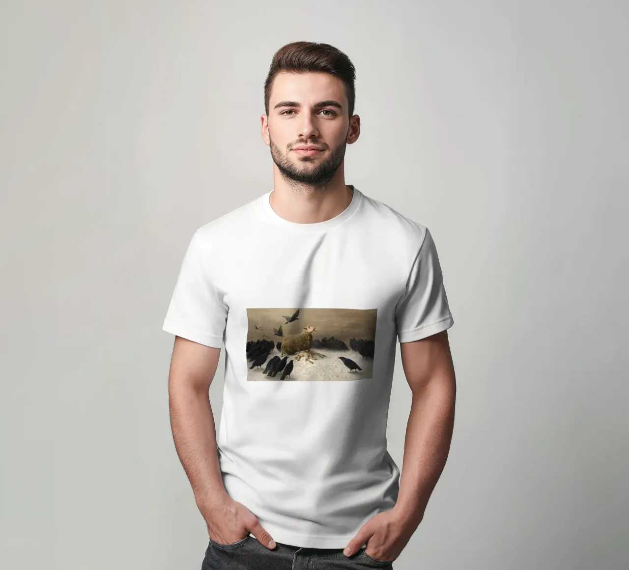 August Friedrich Schenck - Angoscia t-shirt da Timeless Artworks