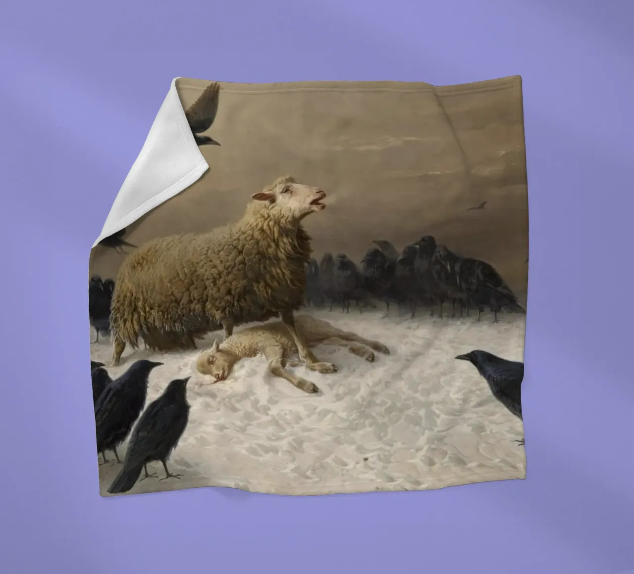 August Friedrich Schenck - Angoscia coperta in pile da Timeless Artworks