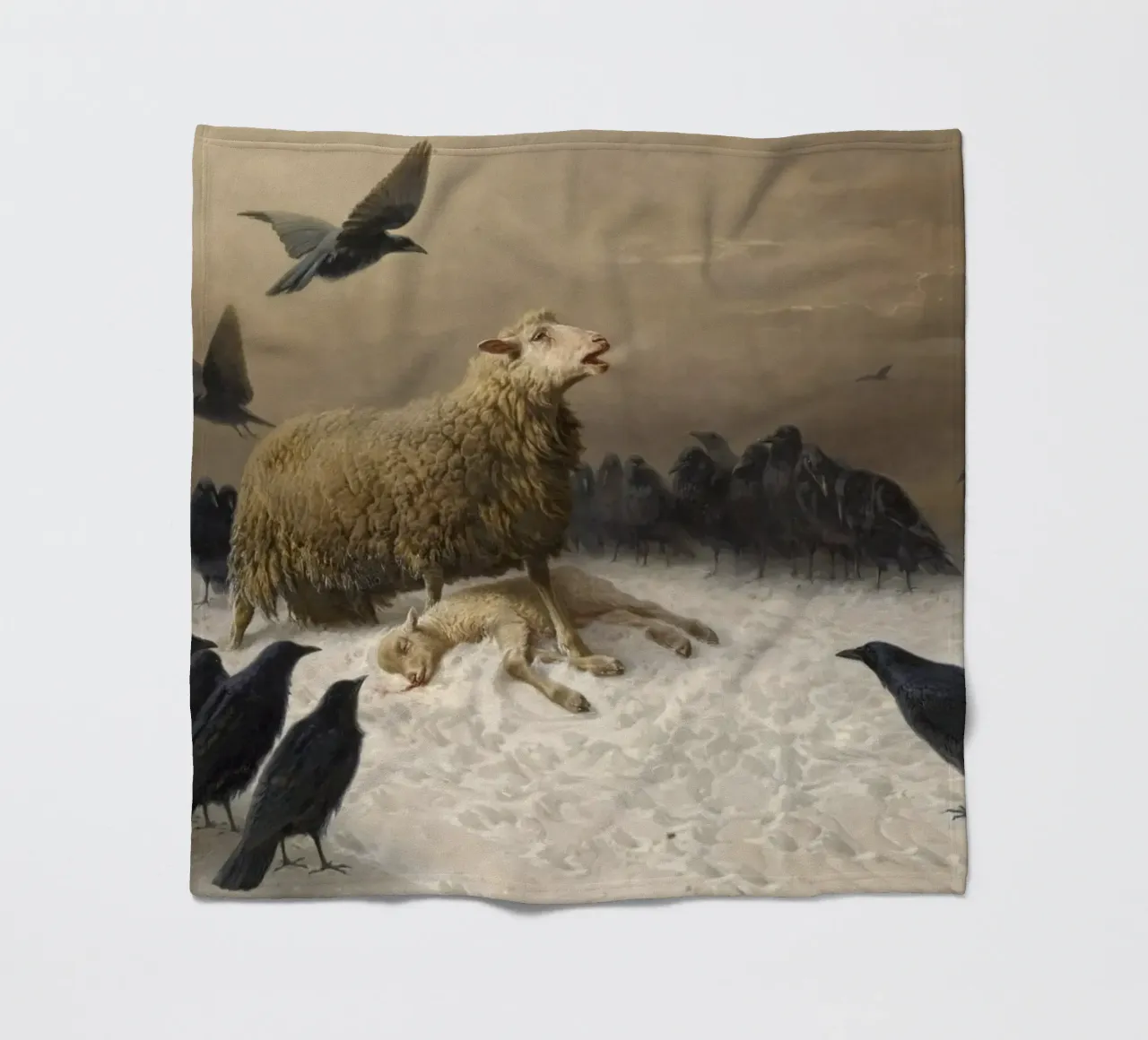 August Friedrich Schenck - Angoscia coperta in pile da Timeless Artworks