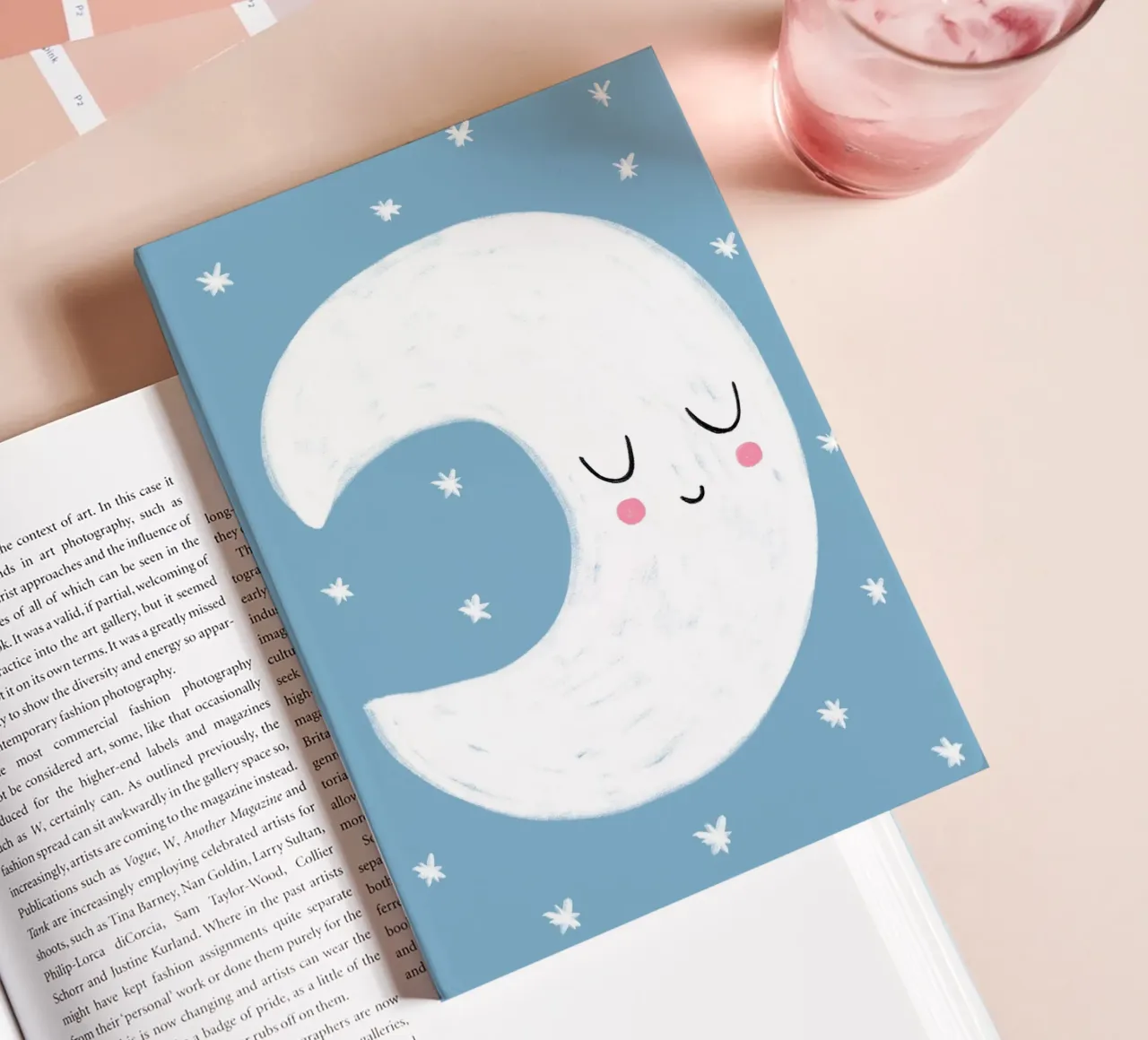 Kleiner blauer Mond notebook by BAINAI KIDS