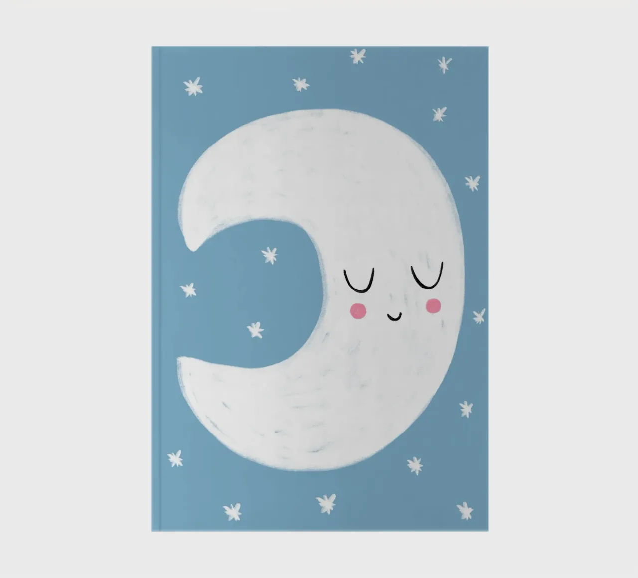 Kleiner blauer Mond notebook by BAINAI KIDS