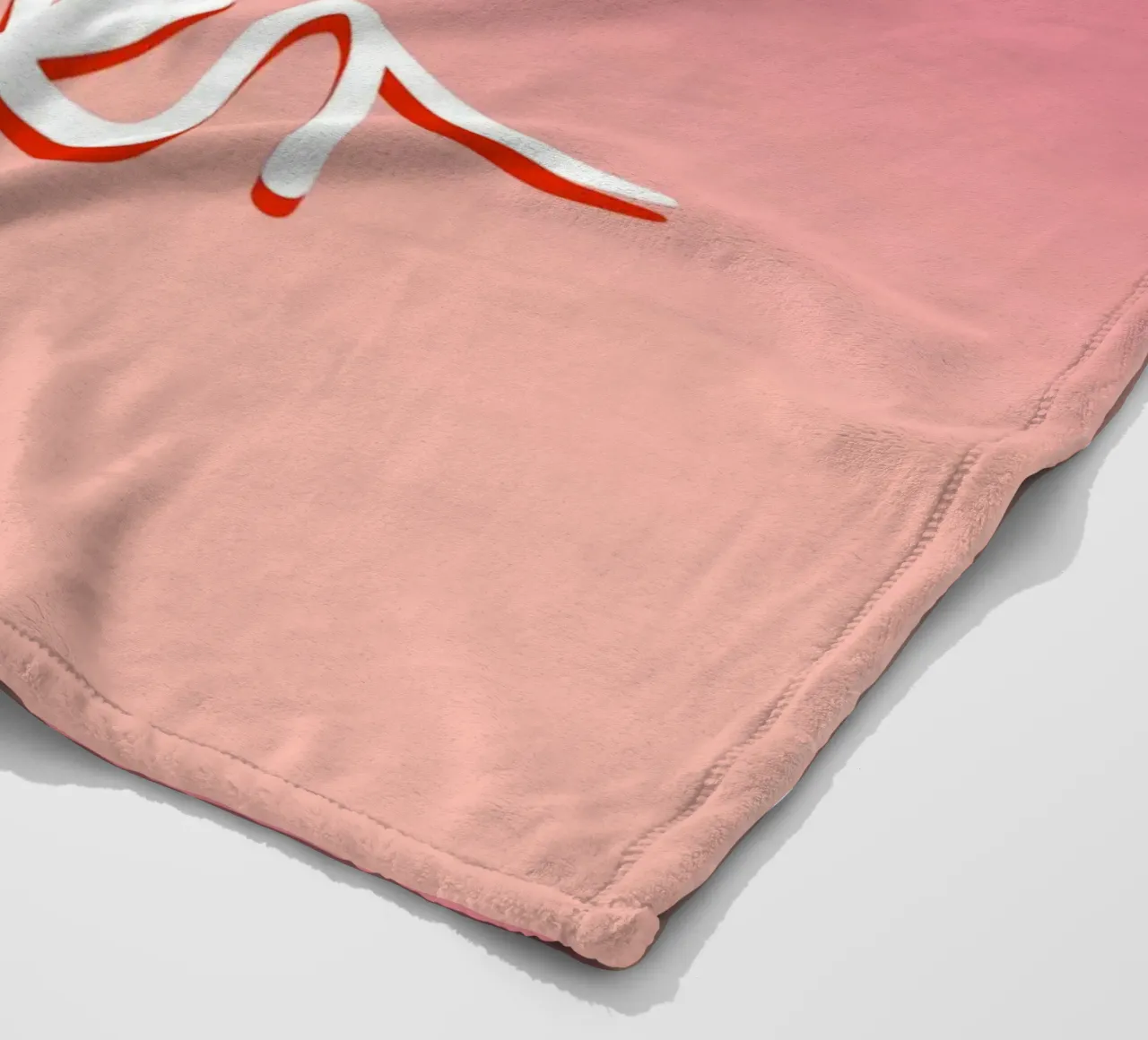 Schön hier rosa rot coperta in pile da BAINAI