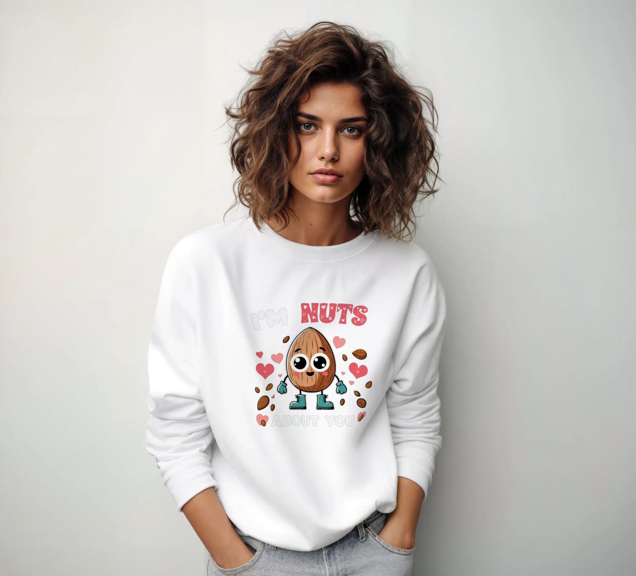 I'm nuts about you felpa da edsonramosart