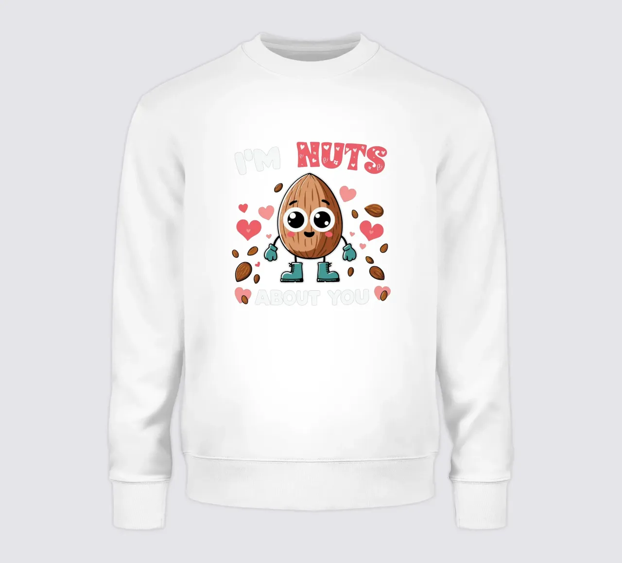 I'm nuts about you Sweatshirt von edsonramosart
