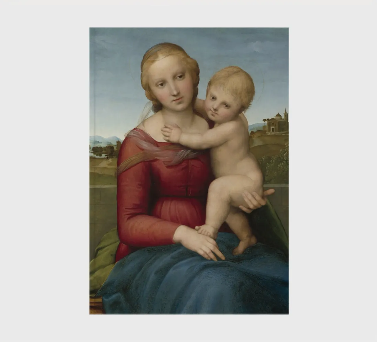 Raphael - The Small Cowper Madonna notebook by Timeless Artworks
