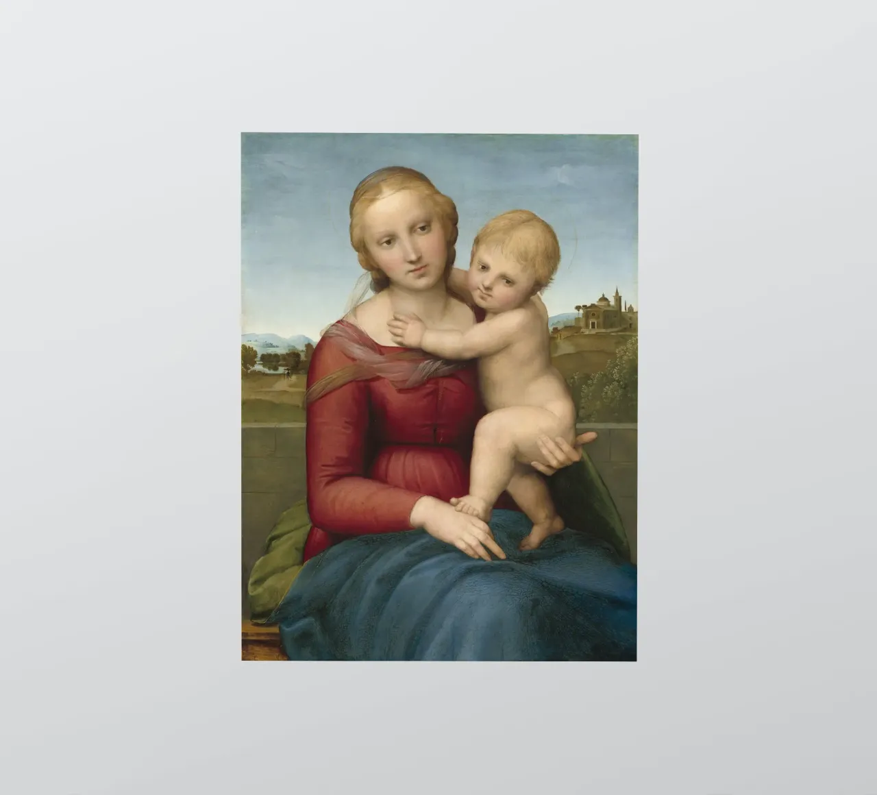 Raphael - The Small Cowper Madonna sticker by Timeless Artworks