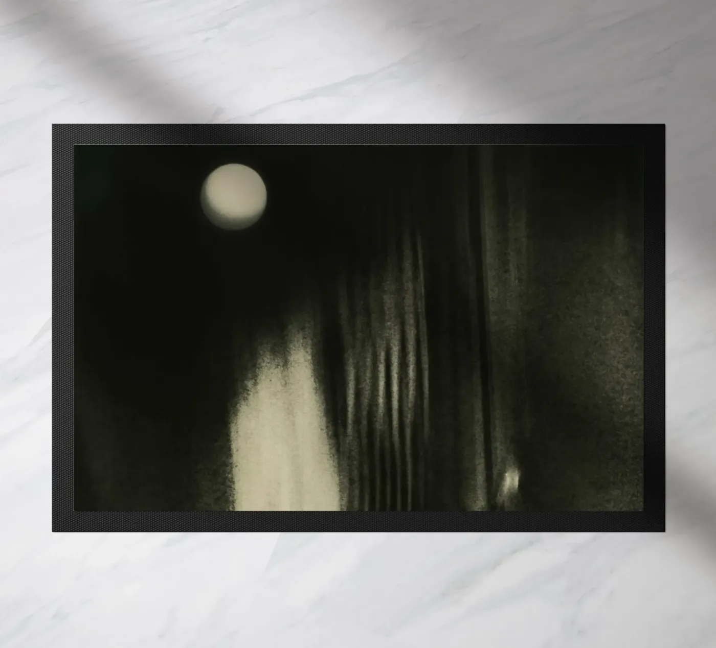 Moon doormat by LisaArtes