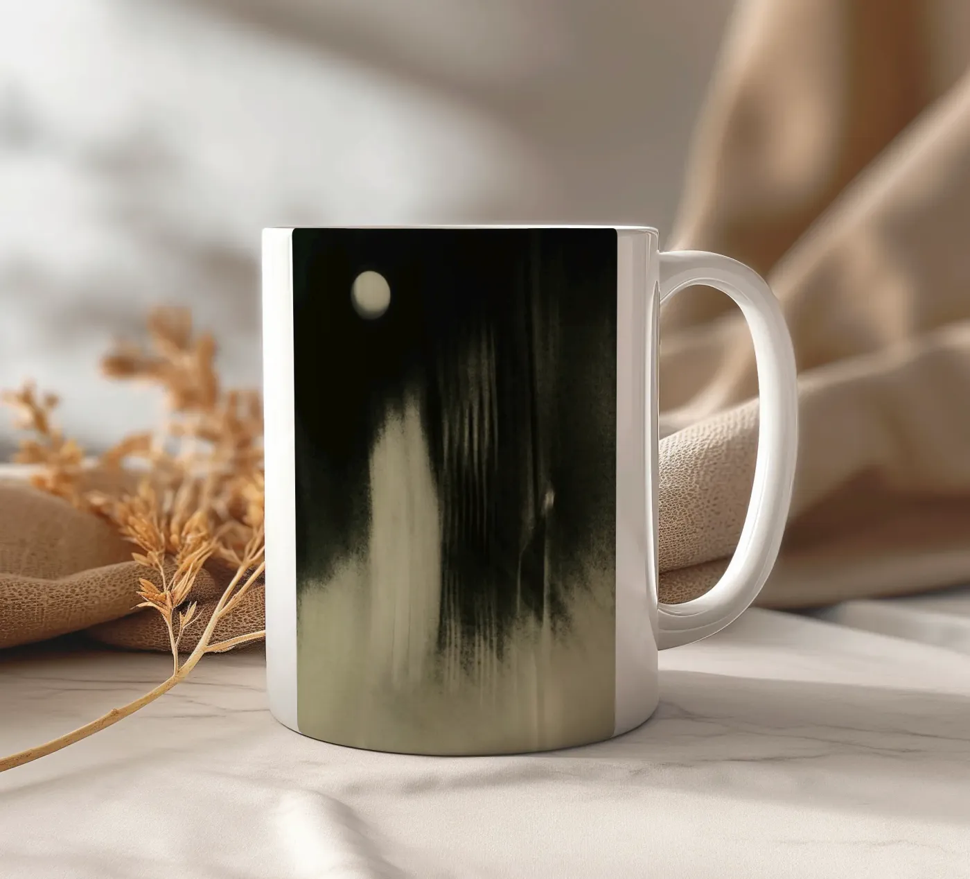 Moon ceramic mug by LisaArtes