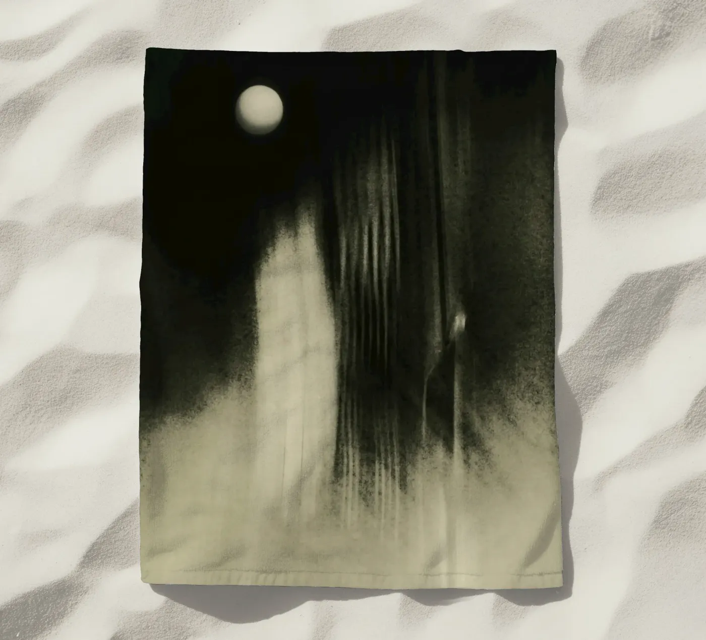 Moon beach towel by LisaArtes