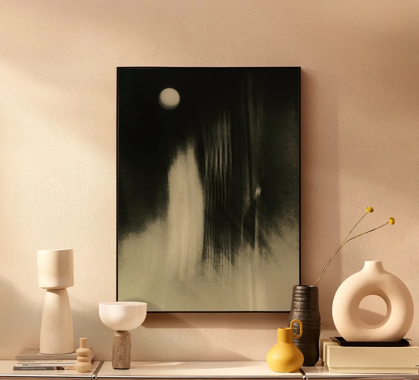 Moon acrylic glass by LisaArtes