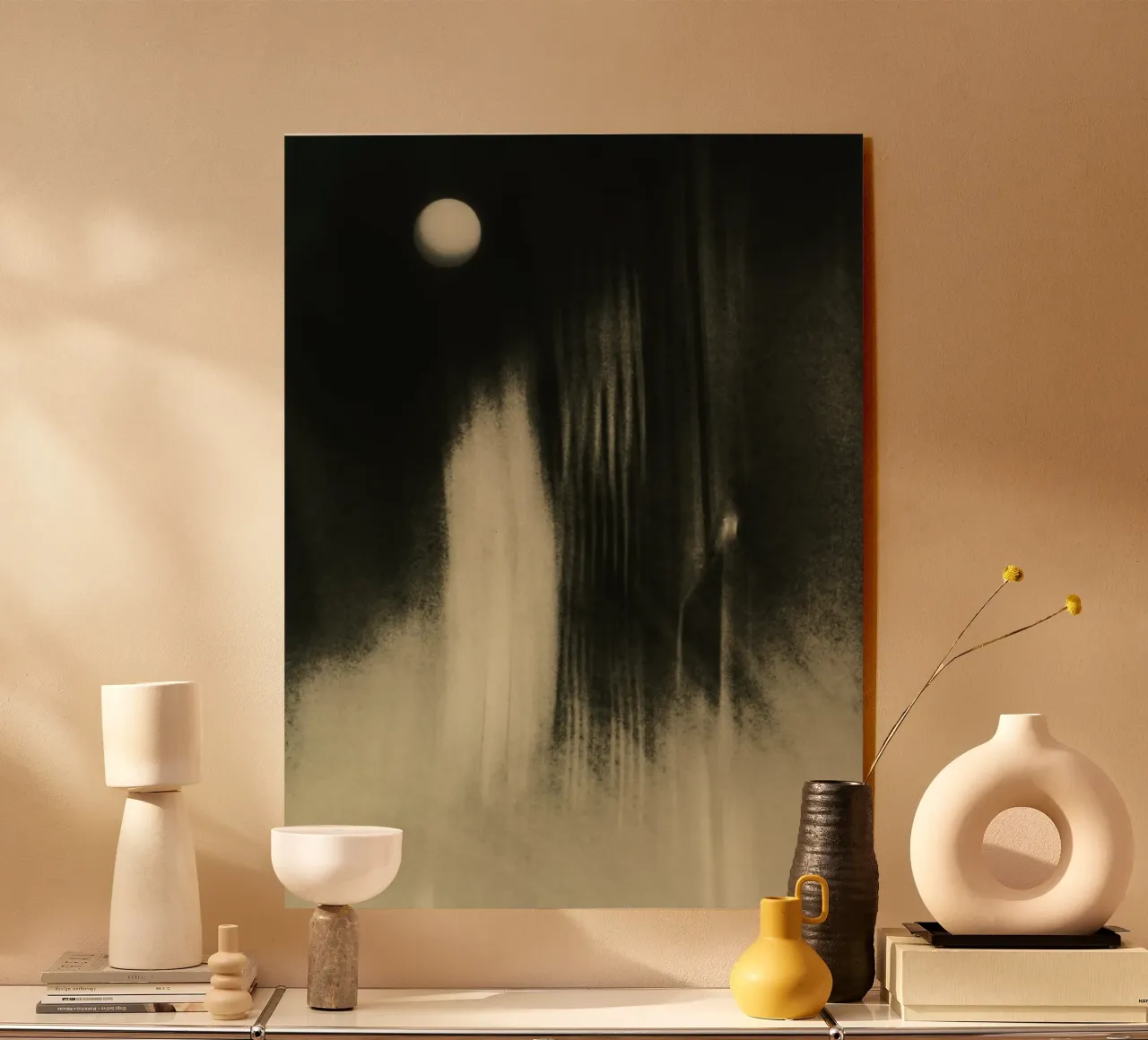 Moon acrylic glass by LisaArtes