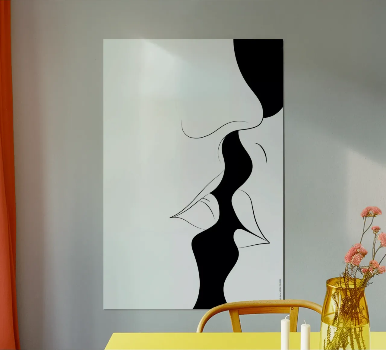 Just a White Kiss Hahnemühle von Nordic Creators