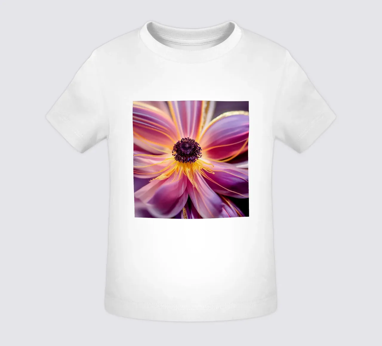 Macro fiore di anemone maglietta neonato da Bold Blooms