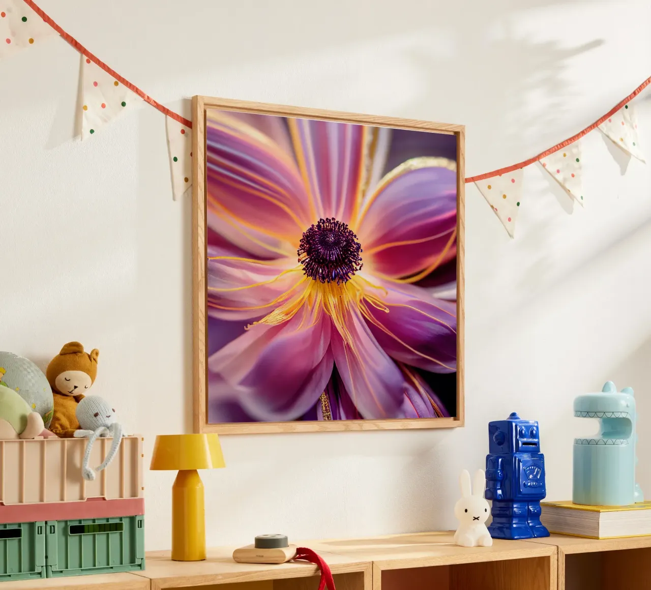 Makro Anemone Blume Acryl-Glas von Bold Blooms