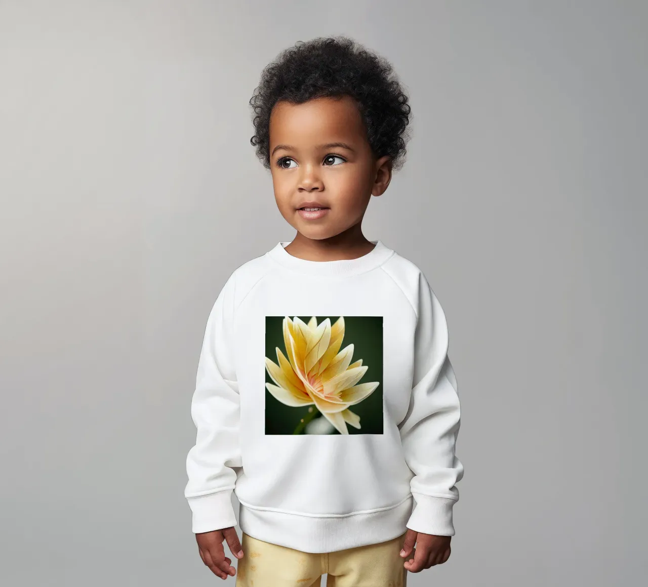 Makro Ashok Blume Baby Sweatshirt von Bold Blooms