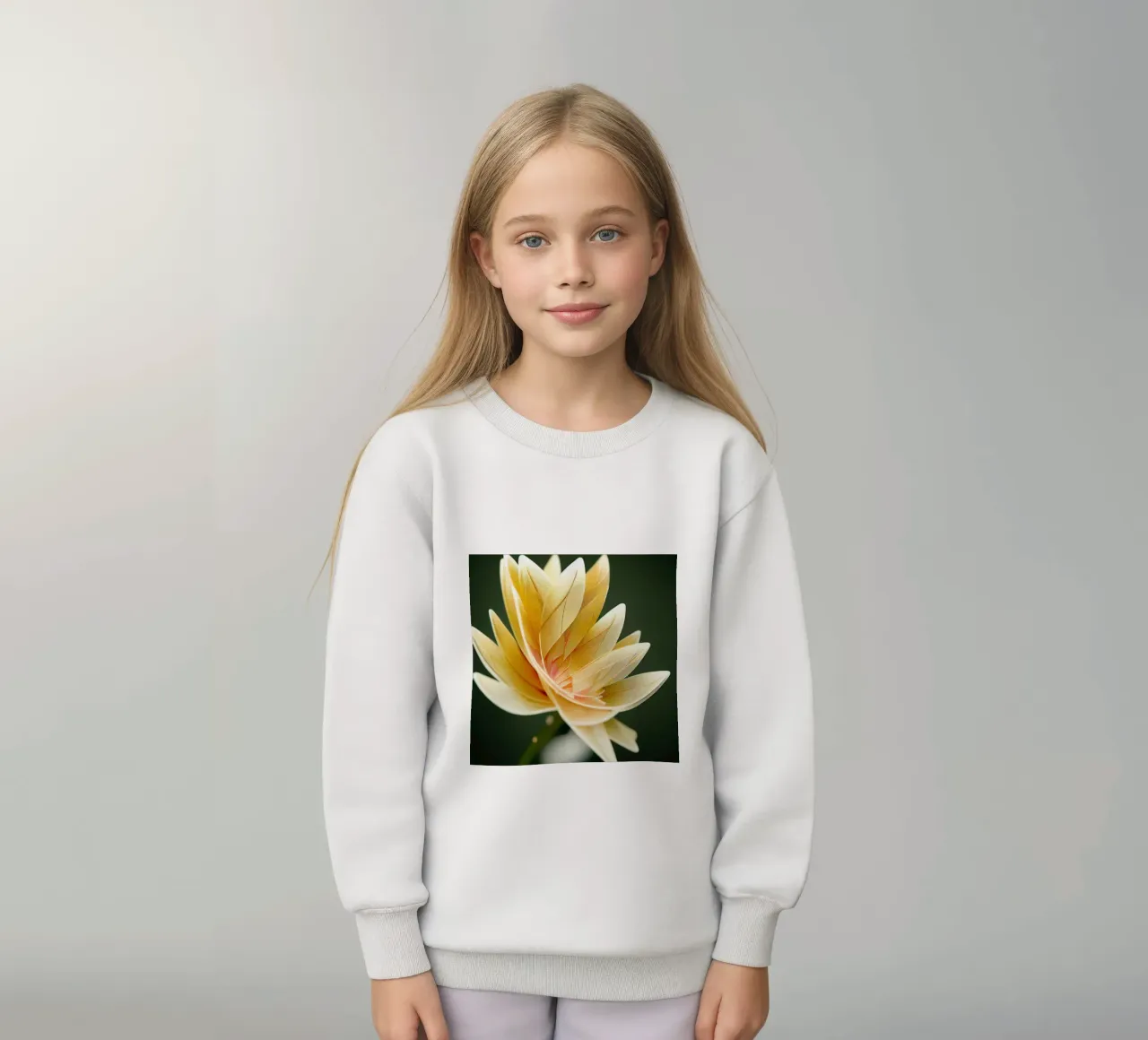 Flor Macro Ashok sudadera para niño de Bold Blooms