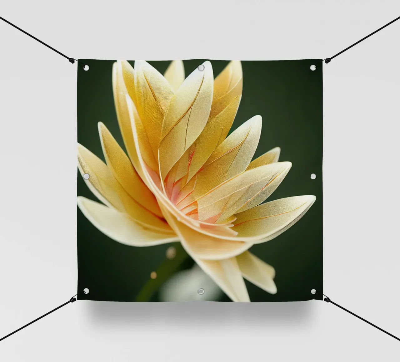 Flor Macro Ashok lonas publicitarias de Bold Blooms