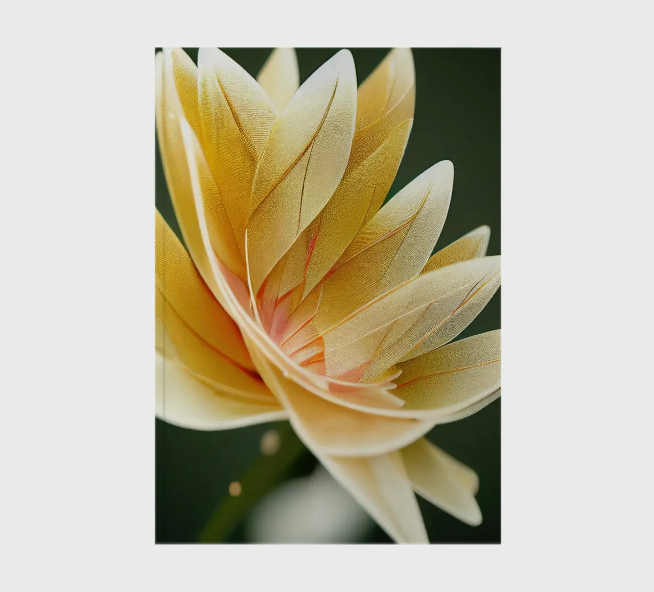 Macro Ashok Flower notebook by Bold Blooms