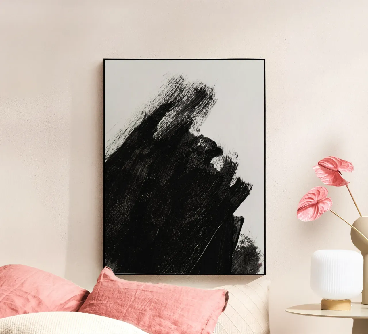 Black brushstrokes plexiglass da LisaArtes