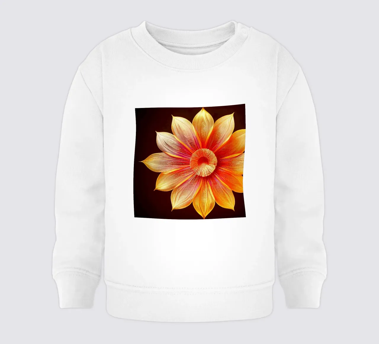 Fiore Macro Ashok felpa neonato da Bold Blooms
