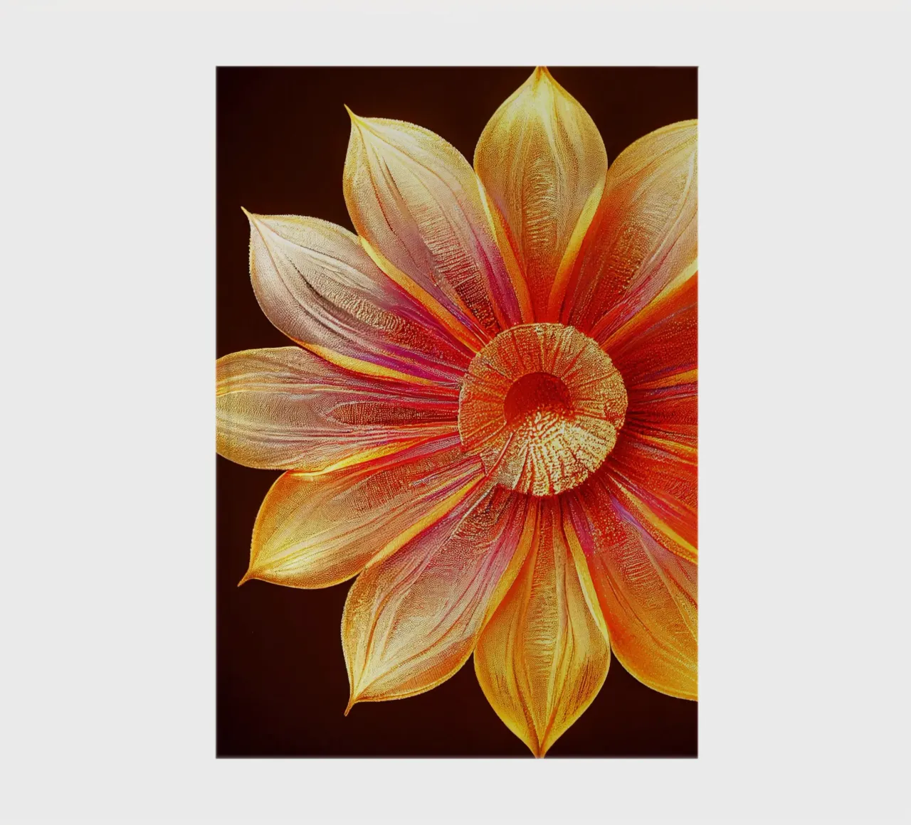 Macro Ashok Flower notebook by Bold Blooms
