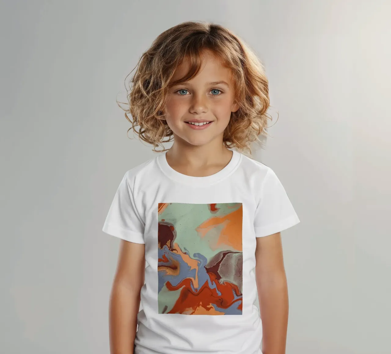 Marbled t-shirt bambini da LisaArtes