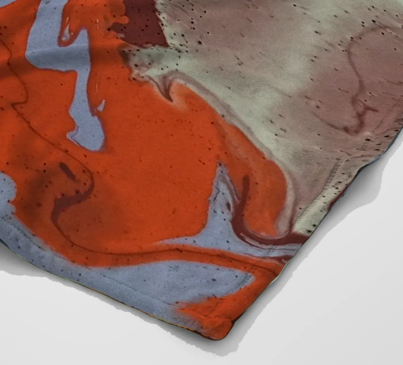 Marbled fleece blanket by LisaArtes
