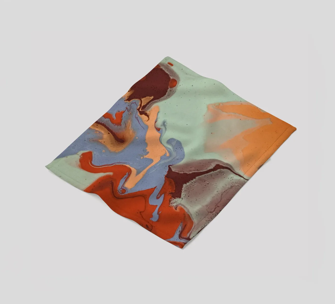 Marbled fleece blanket by LisaArtes